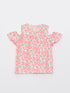 LC Waikiki Crew Neck Patterned Poplin Girl Blouse
